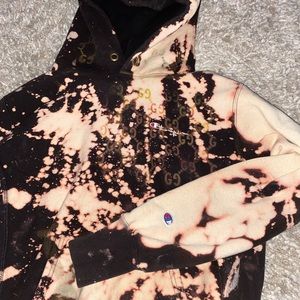 Bleach champion custom Gucci hoodie